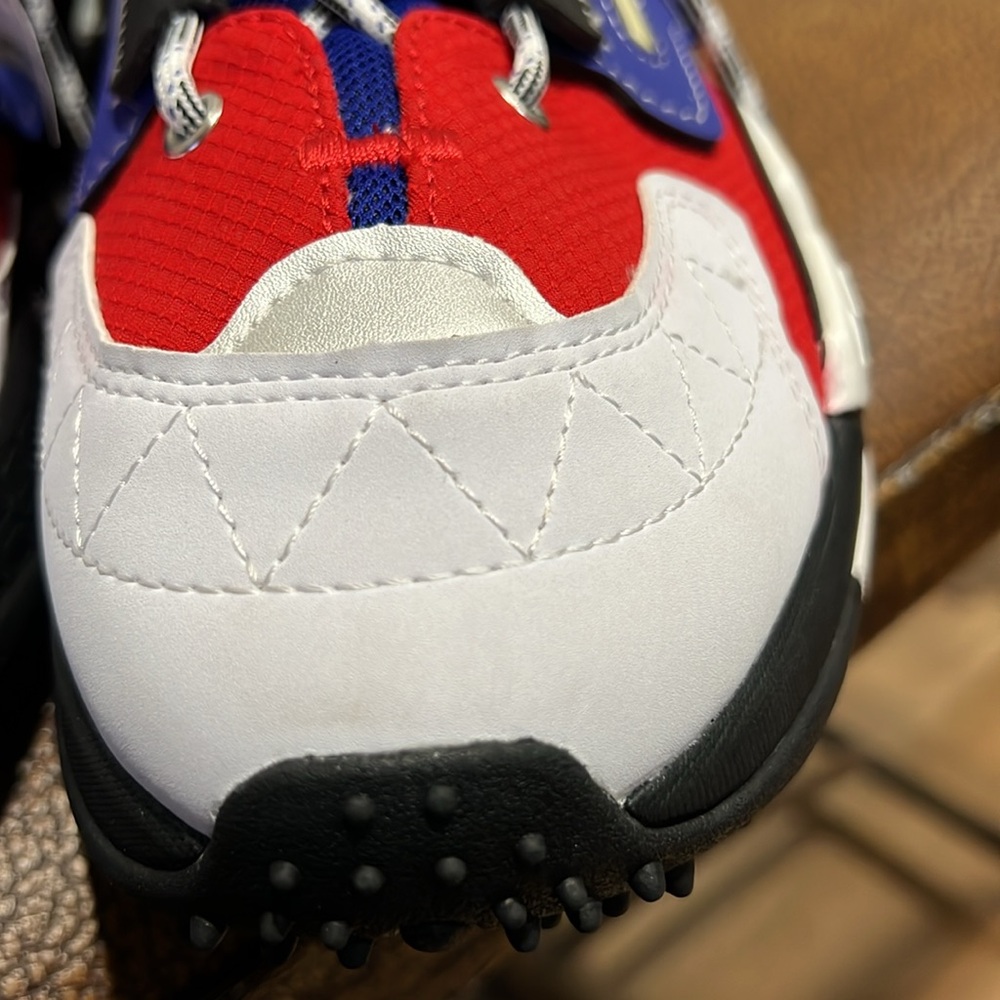 Brand New Ralph Lauren’s Polo Sport PS200 Casual Sneakers Red, White & Purple! - Picture 12 of 12